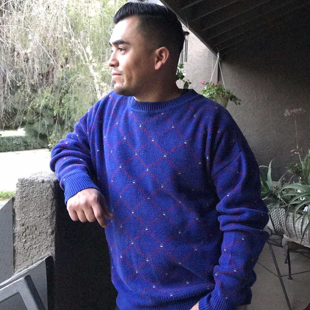 Blue Vintage IZOD Sweater
